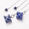 Chakra Natural Lapis Lazuli Dowsing Pendulums G-F516-01E-2