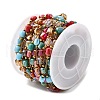 Handmade 304 Stainless Steel Beaded Chains CHS-L031-10G-2