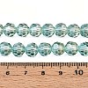 Baking Paint Transparent Glass Beads Strands DGLA-A035-T8mm-A11-2