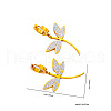 Dragonfly Stainless Steel Crystal Rhinestone Hoop Earrings FS-WGEBED8-02-2