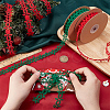   2 Rolls 2 Colors Christmas Snowflake Felt Lace Trim OCOR-PH0003-94-3
