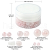 Natural Rose Quartz Round Beads Sets DIY-FS0003-80-5