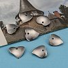 Tarnish Resistant 304 Stainless Steel Heart Charms X-STAS-M004-02-6
