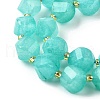 Natural Quartz Dyed Beads Strands G-U023-A02-20-4