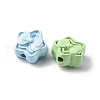 9 Colors Spray Painted Alloy Beads PALLOY-V002-18-2