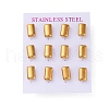 304 Stainless Steel Stud Earrings EJEW-C099-21G-1