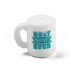 Father's Day Silicone Beads SIL-V006-02D-1