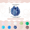 DELORIGIN 40Pcs 10 Colors  Transparent Glass Beads GLAA-DR0001-01-2