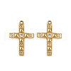 304 Stainless Steel Rhinestone Pendants STAS-L290-38G-1