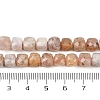 Natural Cherry Blossom Agate Beads Strands G-H078-C43-6mm-5