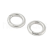 925 Sterling Silver Spring Gate Rings STER-S012-09P-2