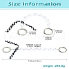 Plastic Beads Phone Case Beaded Chain AJEW-CJ00006-8