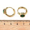 304 Stainless Steel Flat Round Hoop Earrings EJEW-P309-02G-7