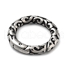 304 Stainless Steel Spring Gate Rings STAS-V008-16AS-2
