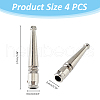 Alloy Cord Ends FIND-WH0161-54P-2