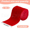 5 Yards Polyester Frayed Ribbon OCOR-WH0082-226B-01-2