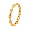 Brass Bangles for Women BJEW-D313-04G-2