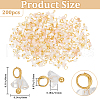 Beebeecraft 200Pcs Electroplate Glass Charms GLAA-BBC0001-06B-2