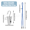 HOBBIESAY Canvas Stretch Clip for Sewing Cross Stitch Embroidery AJEW-HY0001-69-2