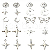 20Pcs 9 Styles Rack Plating Alloy Pendantss FIND-YW0005-18-1