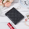 Rhombus Pattern PU Leather Zip Pouches ABAG-WH0040-12B-09-4