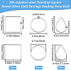 Beebeecraft 48Pcs 3 Styles 304 Stainless Steel Linking Ring STAS-BBC0005-29-2