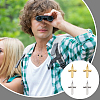 Unicraftale 4Pcs 2 Colors Rhodium Plated 925 Sterling Silver Charms STER-UN0001-11-6