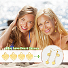 150Pcs 5 Colors Tibetan Style Alloy Charms TIBEP-FG0001-05-5