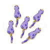 Painted Alloy Pendants PALLOY-P288-03G-04-3