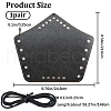 Adjustable Imitation Leather Cord Bracelet AJEW-WH0342-91A-2