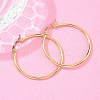 Ion Plating(IP) 304 Stainless Steel Hoop Earrings EJEW-N0016-11G-F-2