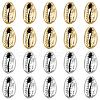GOMAKERER 80Pcs 2 Colors Electroplated Shell Beads BSHE-GO0001-04-1
