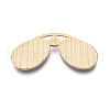 Rack Plating Alloy Enamel Pendants ENAM-T020-19-RS-2