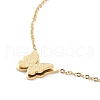 304 Stainless Steel Pendant Necklaces NJEW-K118-17G-1