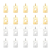Unicraftale 20Pcs 2 Colors 304 Stainless Steel Pendants STAS-UN0060-58-1
