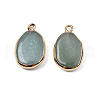 Natural Green Aventurine Pendants G-N326-130-04-2