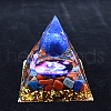 Luminous Constellation Orgonite Pyramid Resin Energy Generators PW-WGB3061-10-1
