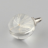 Round Alloy Glass Pendants GLAA-Q051-20mm-01P-4