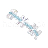 Imitation Austrian Crystal Bicone Beads Braided Bead Bracelets for Women BJEW-MZ00177-02-3