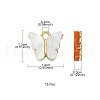 15Pcs Acrylic Charms MACR-YW0002-12KCG-4