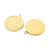 PVD Vacuum Plating 304 Stainless Steel Pendants STAS-L278-052G-2
