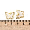 Brass Micro Pave Cubic Zirconia Pendants KK-U058-08G-03-3