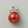 ABS Plastic Imitation Pearl Charms KY-TAC0011-03P-04-1
