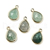 Natural Dyed Strawberry Quartz Faceted Pendants G-U019-05G-05-1