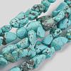 Natural Howlite Beads Strands X-TURQ-G101-03-2