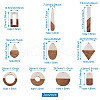 Resin & Wood Pendants RESI-TA0001-11-8