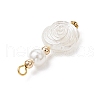 ABS Plastic Imitation Pearl Pendants PALLOY-JF03970-5