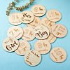 Basswood Milestone Cards WOOD-TA0001-41B-3