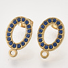 304 Stainless Steel Stud Earring Findings STAS-T052-03G-02-1