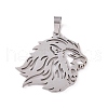 Non-Tarnish Hollow 201 Stainless Steel Pendants STAS-G273-07P-2